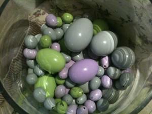 Pastelfarvede æg